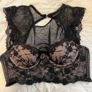Victoria’s Secret Black Lace Dream Angels Bra